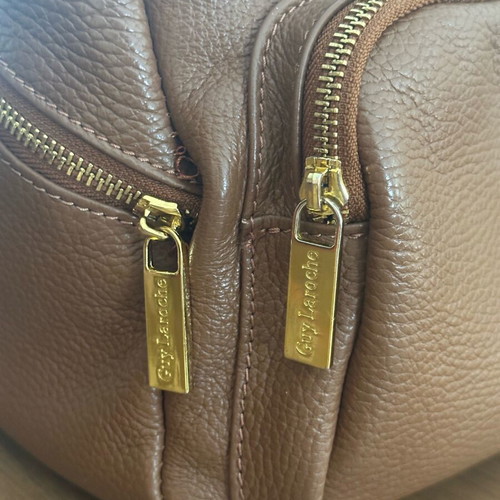Guy Laroche leather brown backpack like new