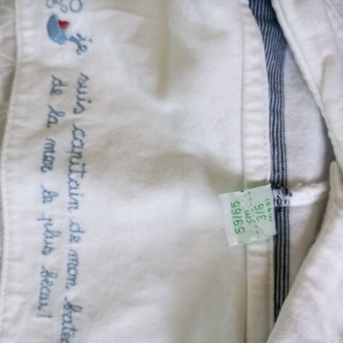 Prenatal baby bodysuit nautical style like new for 3-6 months