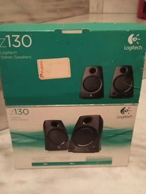 Logitech Z130 stereo speakers new in box