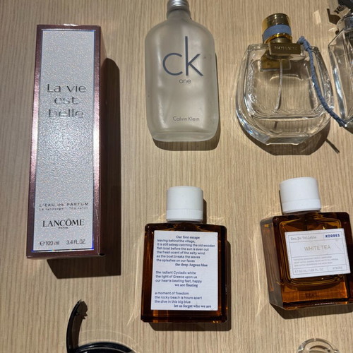 Perfume bottles used, assorted collection