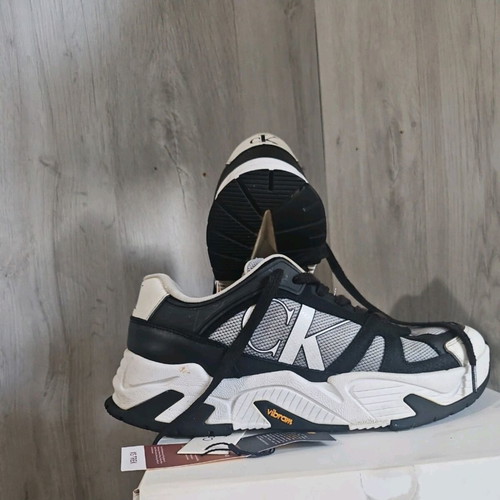 Calvin Klein sneakers, men's size 43, white and grey