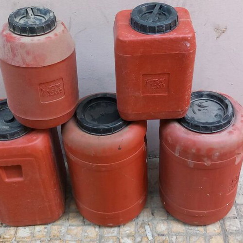 Olive barrels like new, pack of 5