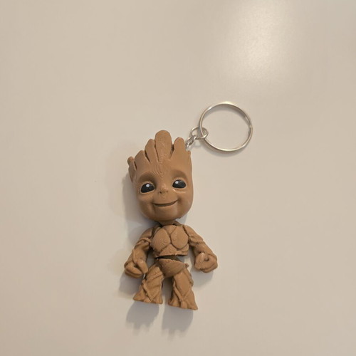 Groot 3D Printed Keychain like new from Guardians of the Galaxy