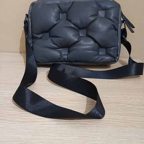 Crossbody bag, gray, 29×23×6.5 cm