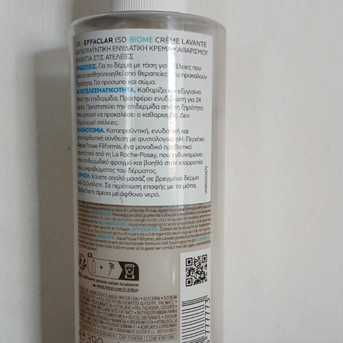Facial cleansing cream used for acne-prone skin