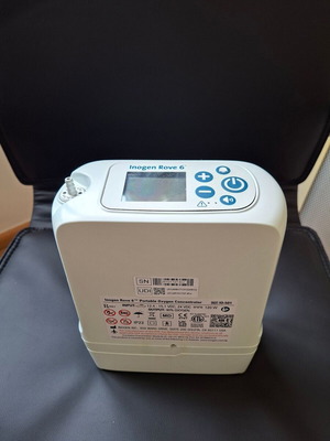Φορητός συμπυκνωτής οξυγόνου Inogen Rove 6 σαν καινούργιος με 16 κυψέλες