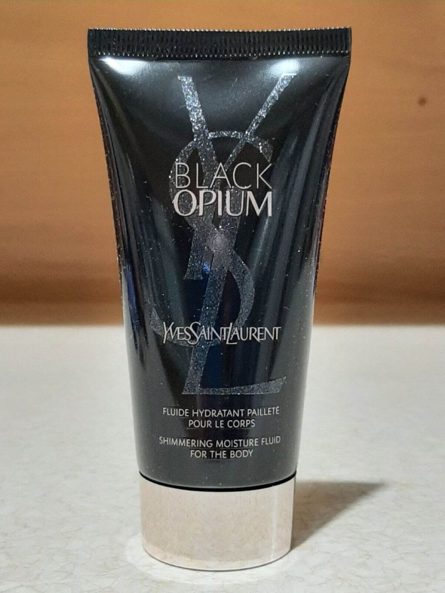 Black opium shimmering moisture fluid for the discount body