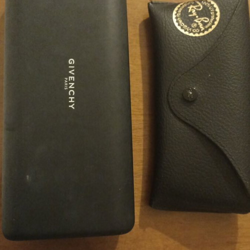 Glasses cases like new, black