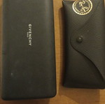 Glasses cases like new, black