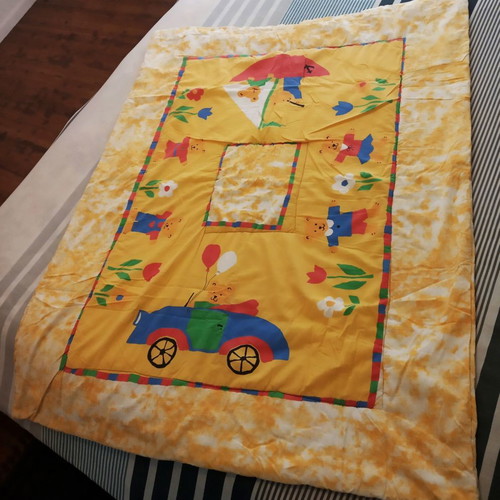 C&A Baby Club reversible baby duvet like new, 105x130cm
