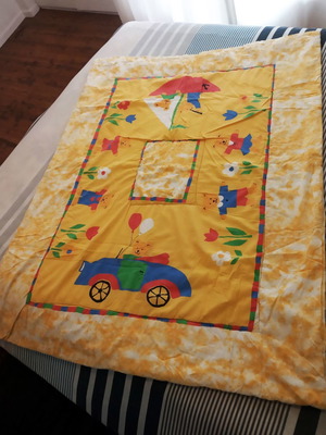 C&A Baby Club reversible baby duvet like new, 105x130cm