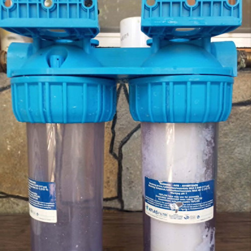 Atlas Double Water Filter Used for Central Supply