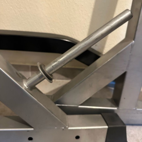X Fit Squat Rack like new with safety and weight holders
