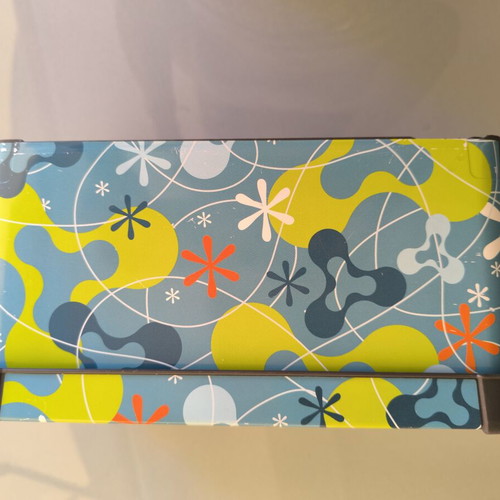 Plastic Storage Box Retro Pop Design like new, 28x18x13 cm