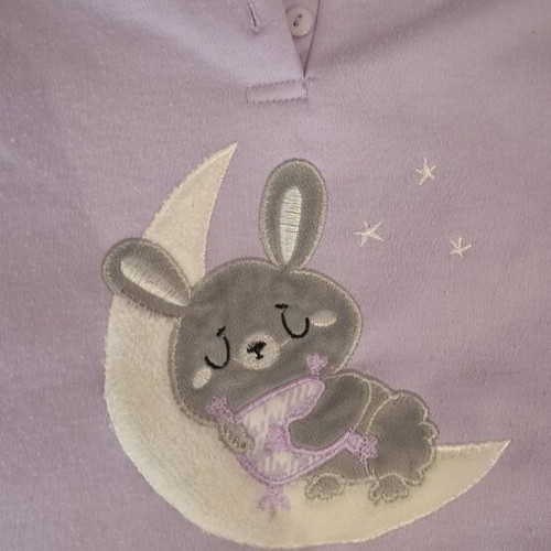 Cotton pajamas girl 10 years used, lilac, excellent condition