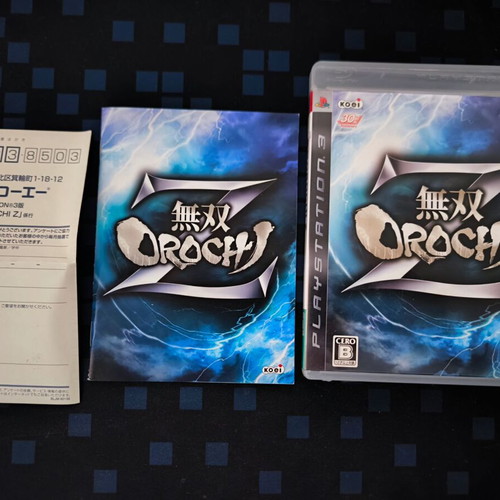 Musou Orochi Z PS3 game like new, Japanese version NTSC-J