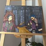 Arcane poster like new, A3 marker art