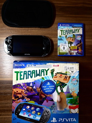 PS Vita Tearaway Bundle PCH-1004 Crystal Black OLED σαν καινούργιο