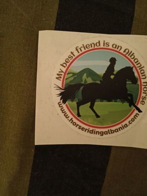 Συλλεκτική ετικέτα Caravan Horse Riding Albania καινούργια