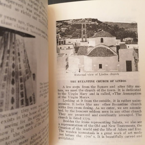 Rhodes tourist guide used in English