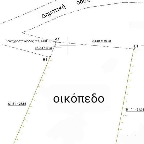 Land 700 m² buildable within plan in Taxiarches area, Evia
