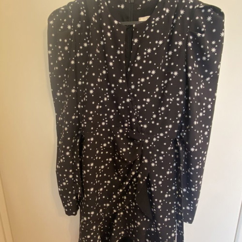 Zini dress size 40 medium like new, black