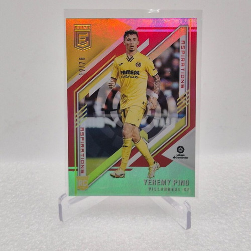 2021-22 Panini Donruss Elite La Liga Yeremy Pino Rookie Card used