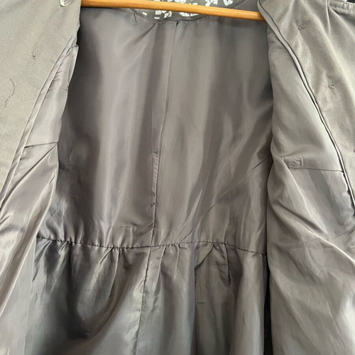Atmosphere women's trench coat vintage, like new, gray/cappuccino, size Small