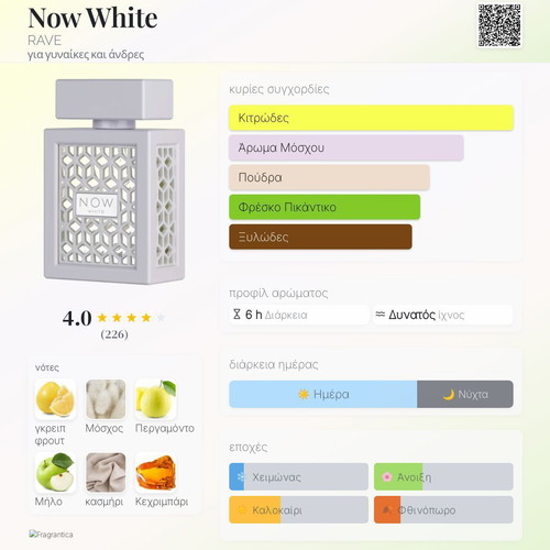 Now White Rave Lattafa tester 3 ml new, eau de parfum