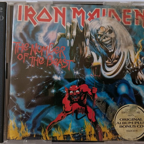 Iron Maiden The Number Of The Beast 2 CD used, metal