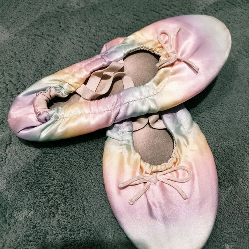 Ballet and dance leotard and shoes used size 34-35 pink