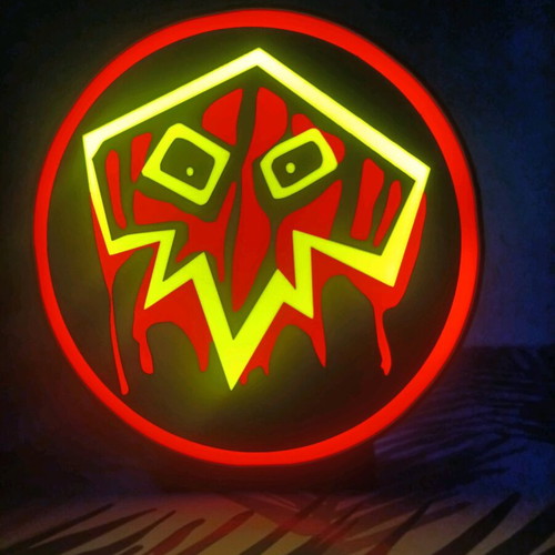 WoW Shaman Emblem Gaming Lamp new, OG logo