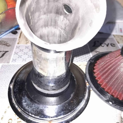 Funnel air filter with neck for Hyundai Accent