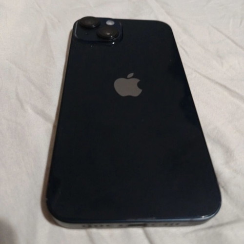iPhone 14 128GB midnight black like new with 2 cases