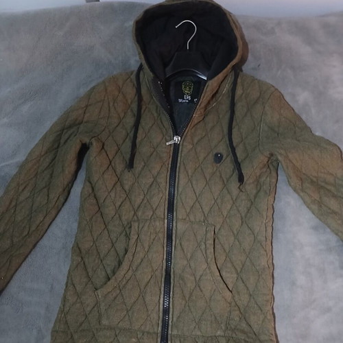 Men's jacket olive like new, size L