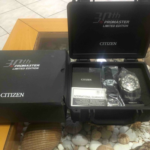Citizen Pro Master 30th Limited Edition new men's black watch