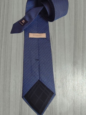 Burberry silk tie, blue, 1.45 m