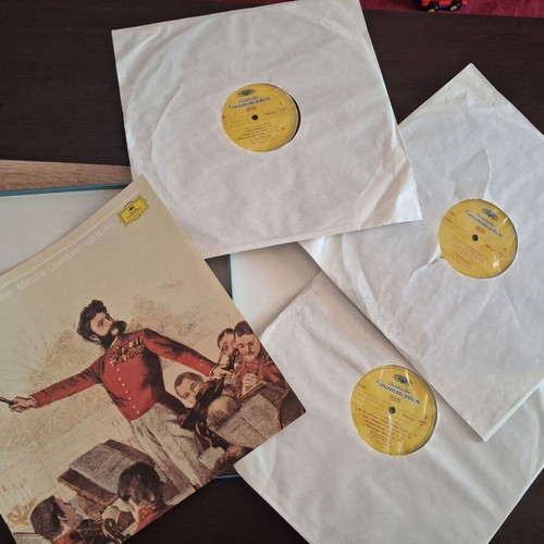 Herbert von Karajan Strauss Vinyl Record Set used, classical