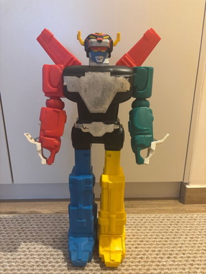 Voltron action figure collectible used from the 1980s