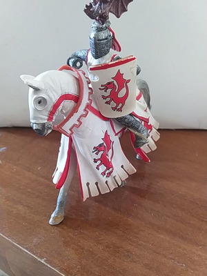 Knight of the Dragon figure used, vintage