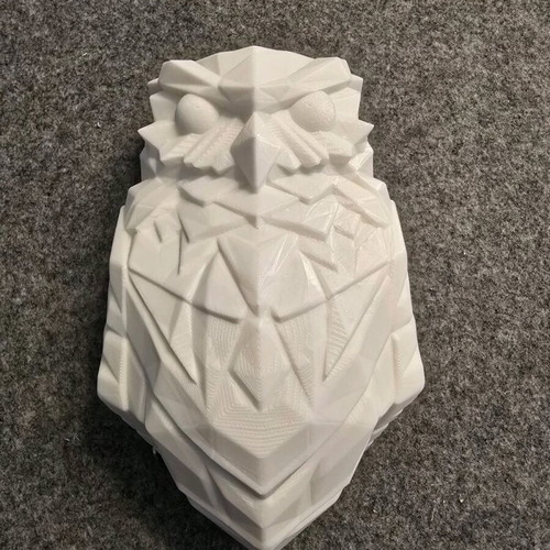 Wall light owl 3d printed new, white