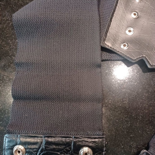 Elastic belt like new, wide, black (75-115 cm)
