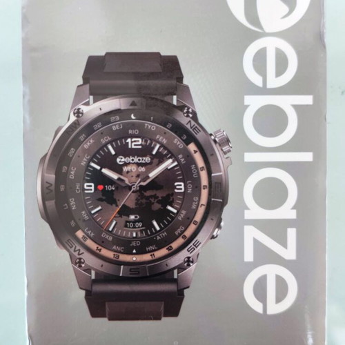 Zeblaze Stratos 2 Plus 1.43 inch AMOLED GPS smartwatch black new
