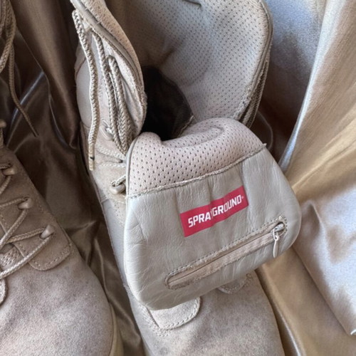 Sprayground Fuerza Cobra boots like new, beige, size 44