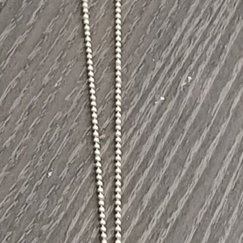 Silver chain pendant necklace used, 40 cm length