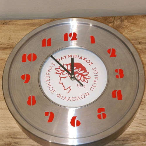 Olympiacos wall clock authentic used