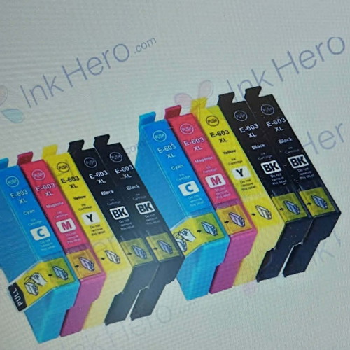 Epson 603XL Ink Cartridges Pack of 10 with Chip, High Capacity