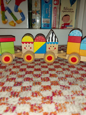 Tooky toy ξυλινο τρενάκι