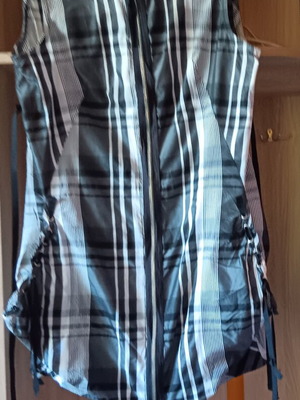 Paranoia midi dress-jacket like new, black and gray, size M