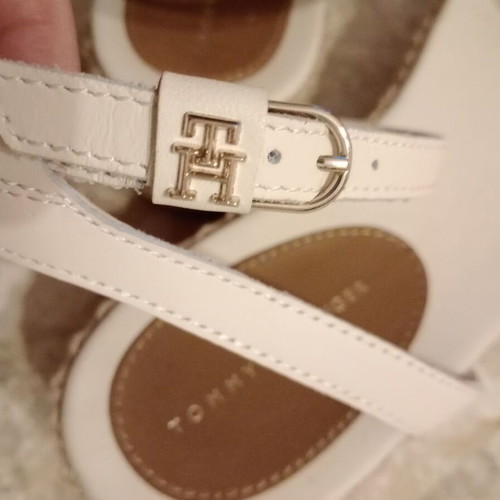 Tommy Hilfiger espadrilles like new, size 40, white beige